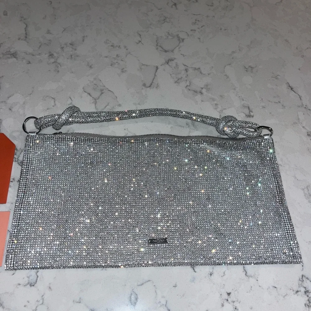 Cult Gaia mini Hera rhinestone shoulder bag - Picture 4 of 12